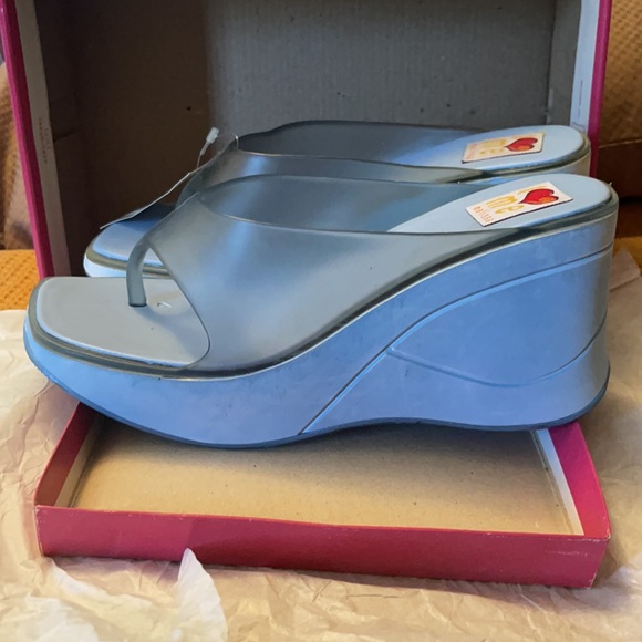 Melissa Blue Platform sandals - Picture 2 of 6